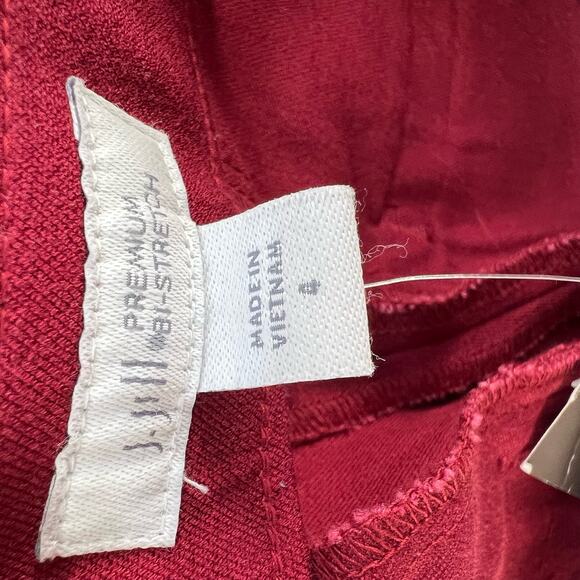 NWT J. Jill Pants Women's Size 4 Premium Bi-Stretch Cranberry Business Casual - Picture 14 of 14